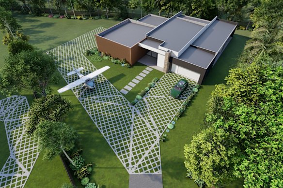 The fly-in fly-out estate where you pay to live under the flight path