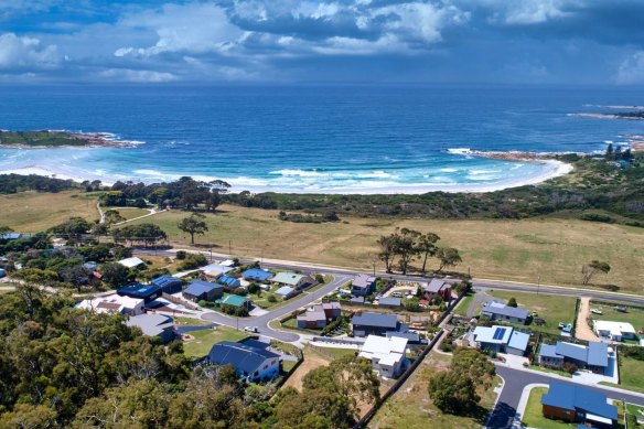 Half of the homes were empty on Census night on this stretch of Tasmania’s east coast.