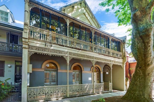 Albert Villa in Surry Hills was built in 1892 and for years was the home and studio of archtect Kevin Snell.