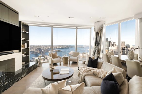 There are stunning views of the Harbour Bridge and Opera House.