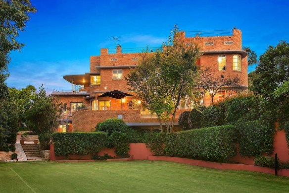 The landmark art deco residence on Killara’s Springdale Road sold for $12.15 million.