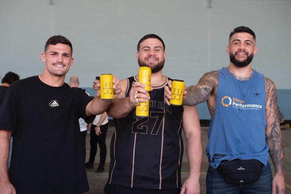 Rugby league star Nathan Cleary and UFC fighters Tai Tuivasa and Tyson Pedro are shareholders in Drink West.