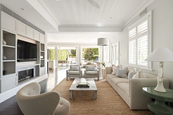 The five-bedroom home was redesigned by Corben Architects