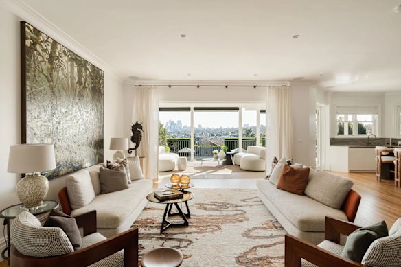 The residence for sale was considered an interim home ahead of their move.