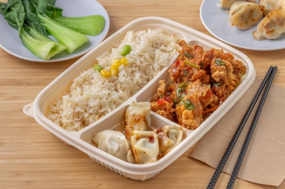 Thai chilli lime fried chicken rice. 
