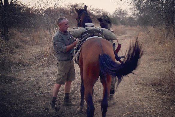 Veterinarian Jerome Hugonot.