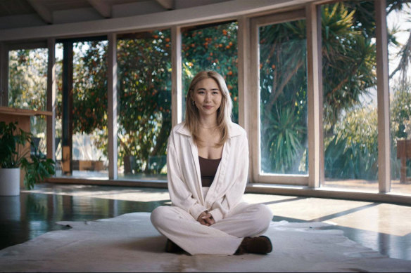 Rachel Lee, the leader of the gang that robbed the homes of Hollywood celebrities, offers her version of events in Bling Ring.