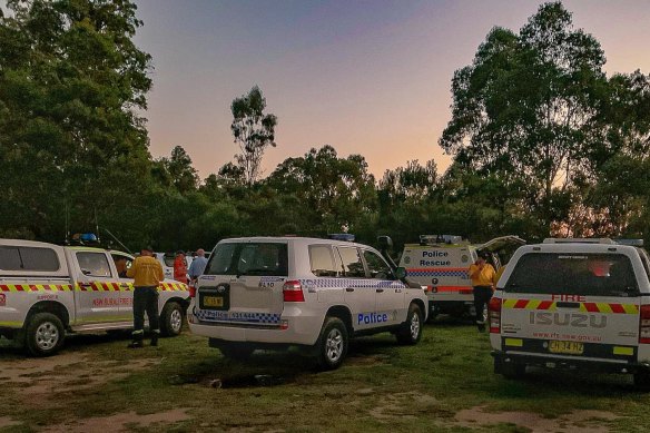 The two men left for the bushwalk on Wednesday and were due to return on Friday.
