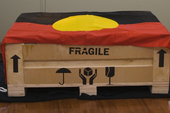 Secret and sacred Aboriginal objects returned to Australia by the Seattle Art Museum. 