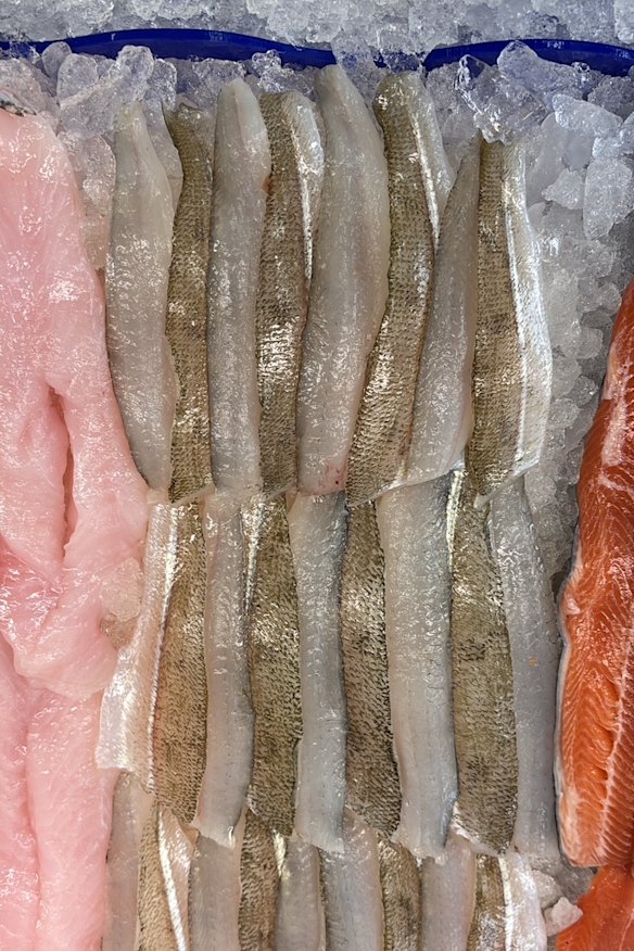 The range includes fresh fish, oysters, prawns, crab, squid and lobster. 