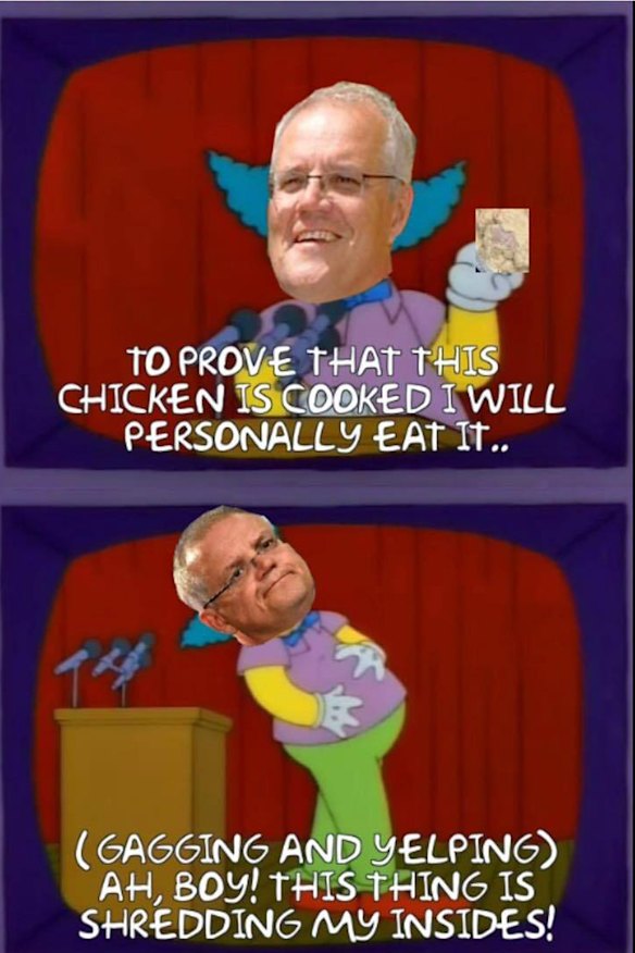 A post about Morrison’s recent curry mishap.