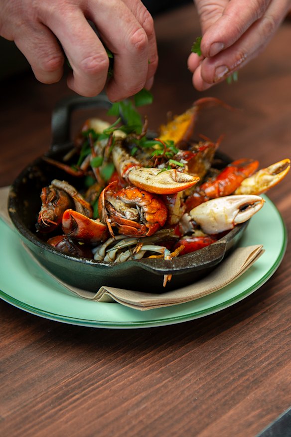 Yabbies at Tanswell’s Hotel.
