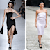 Strapless dresses at Paris Fashion Week