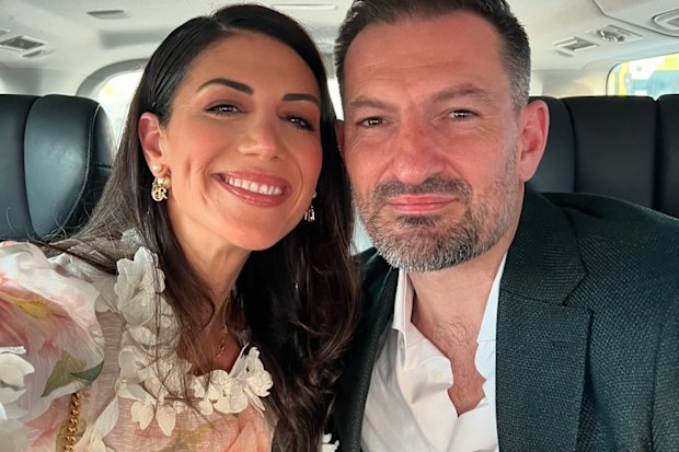 Stephanie Rice and husband Mark Lassey