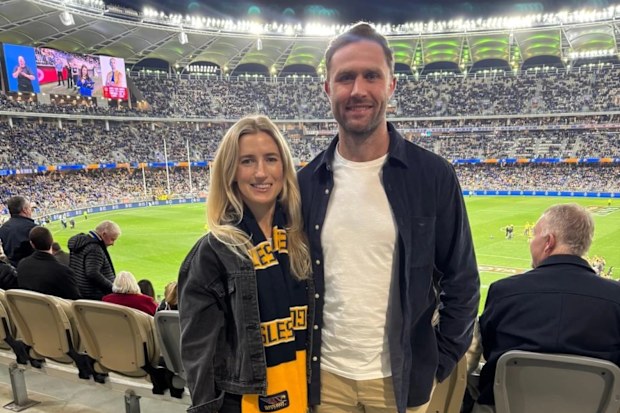 Mark Hutchings announced the sudden death of his partner Hannah just two days after the birth of their daughter Sofia.