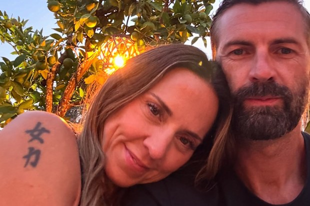 Spice girl Mel C and partner Aussie model Chris Dingwall