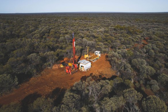 Ardea Resources drilling at its Goongarrie Hub.