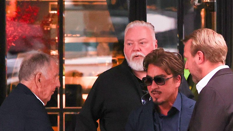 Kyle Sandilands has victory lunch with John Ibrahim, John Singleton