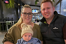 Jono and Danielle Fren welcomed son Theodore on March 31. 