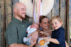 Emilie Kiser has revealed she's pregnant, a year after the tragic loss of her son Trigg (right). 