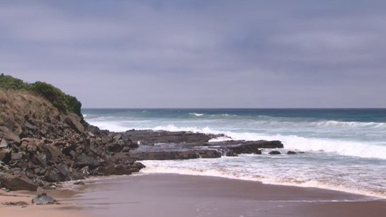 Cumberland River beach near Lorne where a 19-year-old died on Christmas Day.