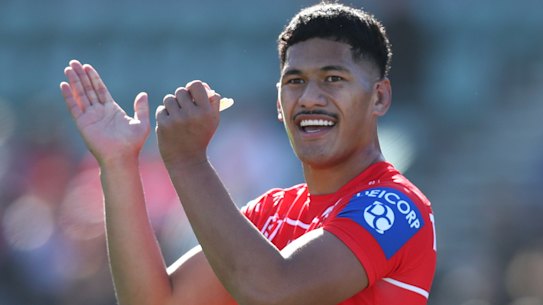 Junior Amone could make an unexpected return to NRL duties.