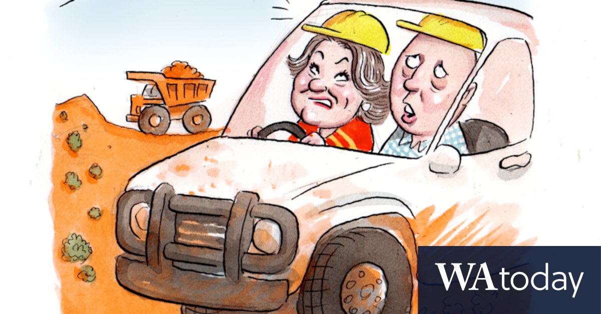 Rocky road: Gina Rinehart takes Peter Dutton on a trip to the mines - Vimarsana News