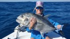 The trevally is a favourite catch for Fogden-Moore: this giant was reeled in off Hinchinbrook Island.
