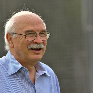 Sydney Olympics walking judge Lamberto Vacchi, at his home in Italy.