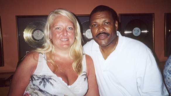 Barrister Nicola Gobbo pictured on holiday at the Hard Rock Hotel in Kuta in Bali with an unidentified man from US Navy warship docked in Bali