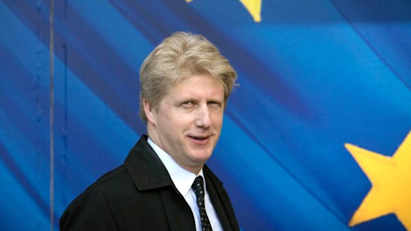 Jo Johnson visits the the European Commission in Brussels in 2017.