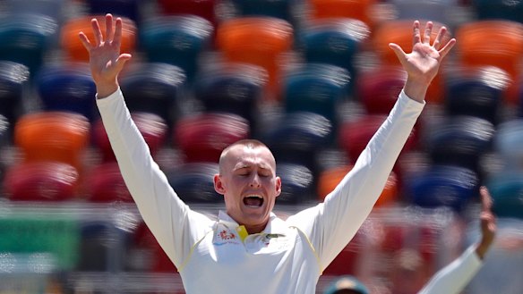 Marnus Labuschagne's leg-spin shows potential but he needs more time in the Sheffield Shield to work on his batting.