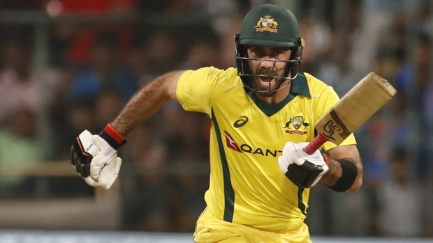 Glenn Maxwell helped saved Australia's innings against Pakistan in Dubai.