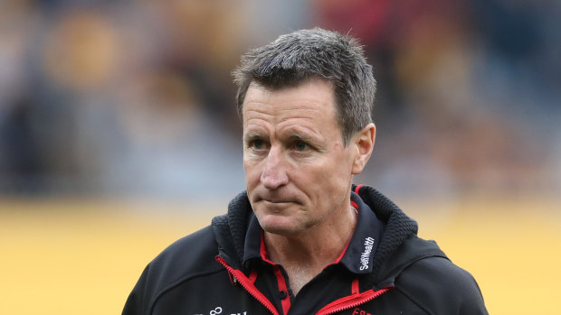 Essendon coach John Worsfold says his side lacked intensity against the Giants.