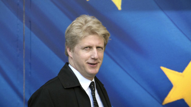 Jo Johnson visits the the European Commission in Brussels in 2017.