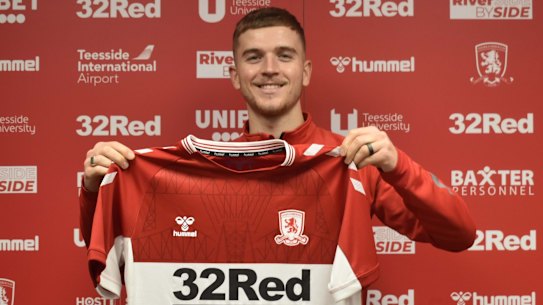 Riley McGree’s curious transfer journey has taken him from Adelaide to Middlesborough - via Birmingham and Charlotte, North Carolina.