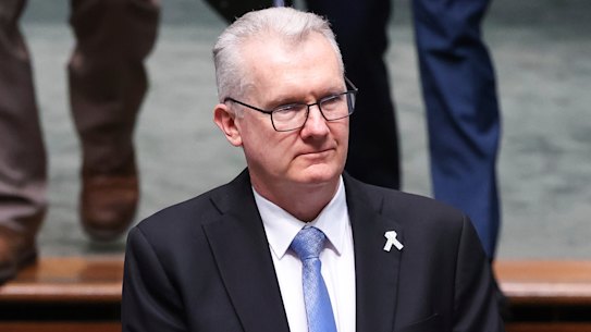 Home Affairs Minister Tony Burke in parliament on Thursday, before he made a discreet visit to Nauru on Friday.