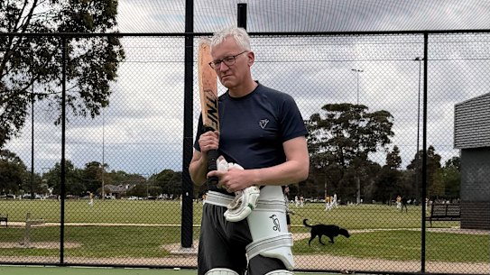 Tom Holland at the nets in Melbourne.