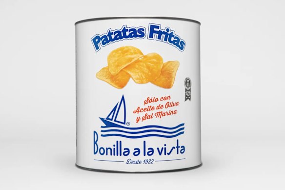 Batatas fritas chiques: Bonilla a la Vista. 