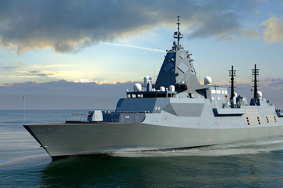 British shipbuilder BAE Systems will build six Hunter-class frigates for the navy, down from a planned nine.