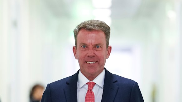 Shadow Minister for Energy and Emissions Reduction Dan Tehan earlier today.