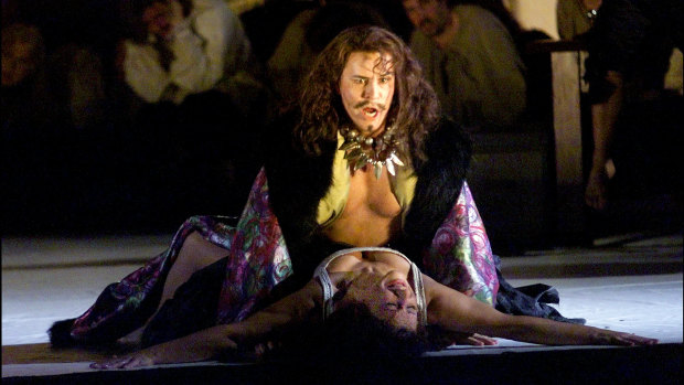 Benjamin Britten's The Rape of Lucretia is an example of violence against women depicted on stage.