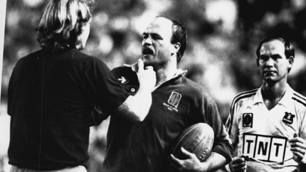Queensland legend Wally Lewis became a hate figure to opposing fans.