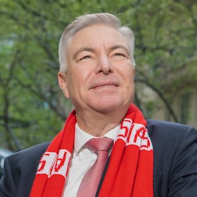 Sydney Swans chairman Andrew Pridham.