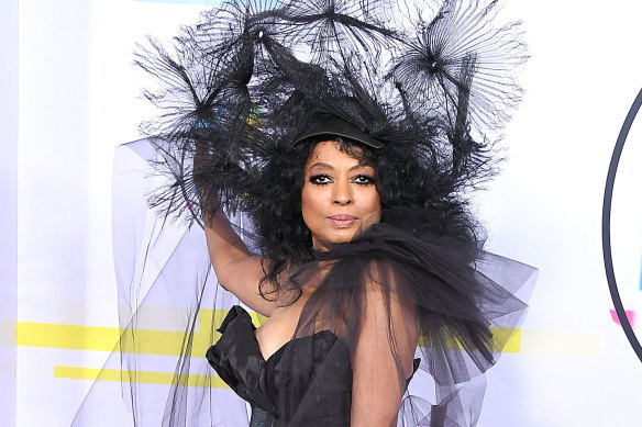 Diana Ross at the American Music Awards 2017.