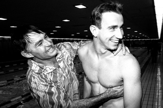 Laurie Lawrence and Duncan Armstrong.