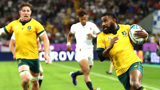 Marika Koroibete hasn't seen his family in two months. 