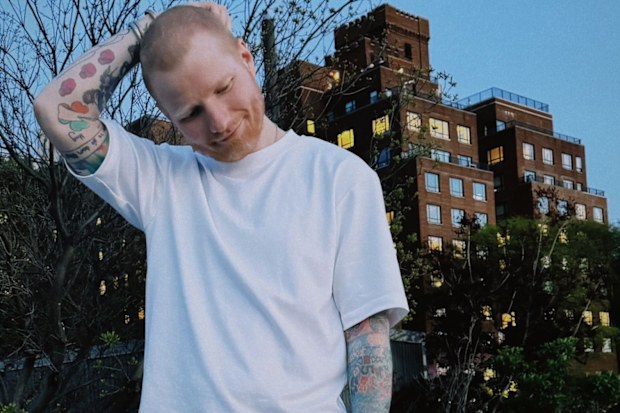 Ed Sheeran reveals new buzz cut haircut, April 2026