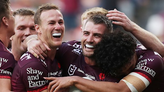 The five-eighth has no plans to give up his No. 6 jersey this season.