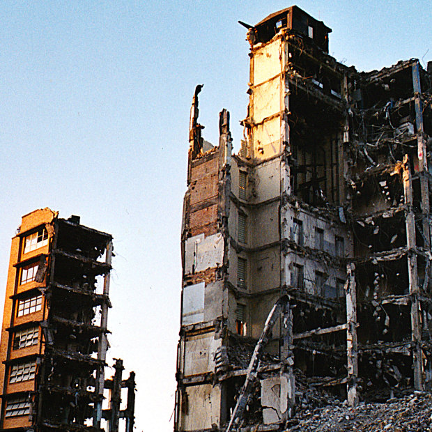 Princess Alexandra Hospital Complex demolition.